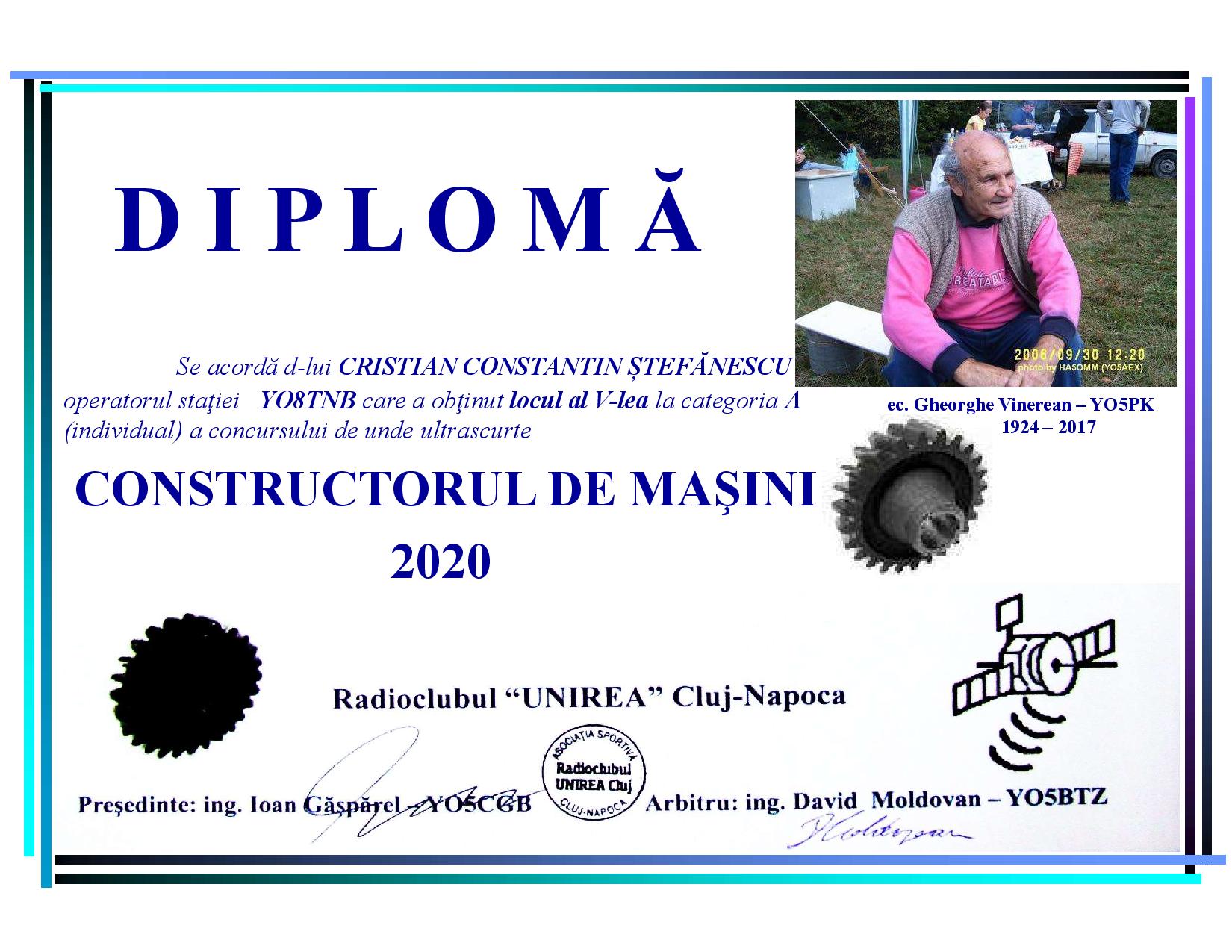 Constructorul de Mașini 2020